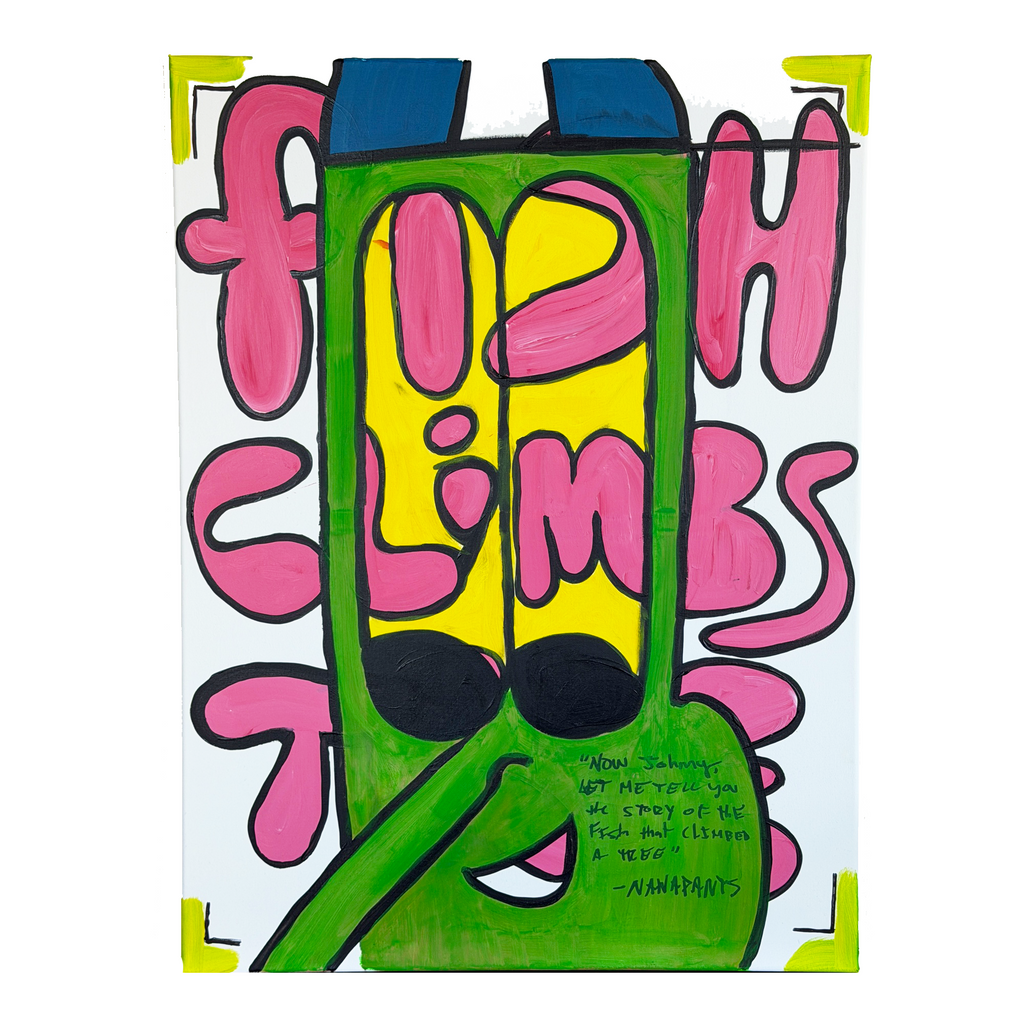 Lime Green Longnose (30x40)