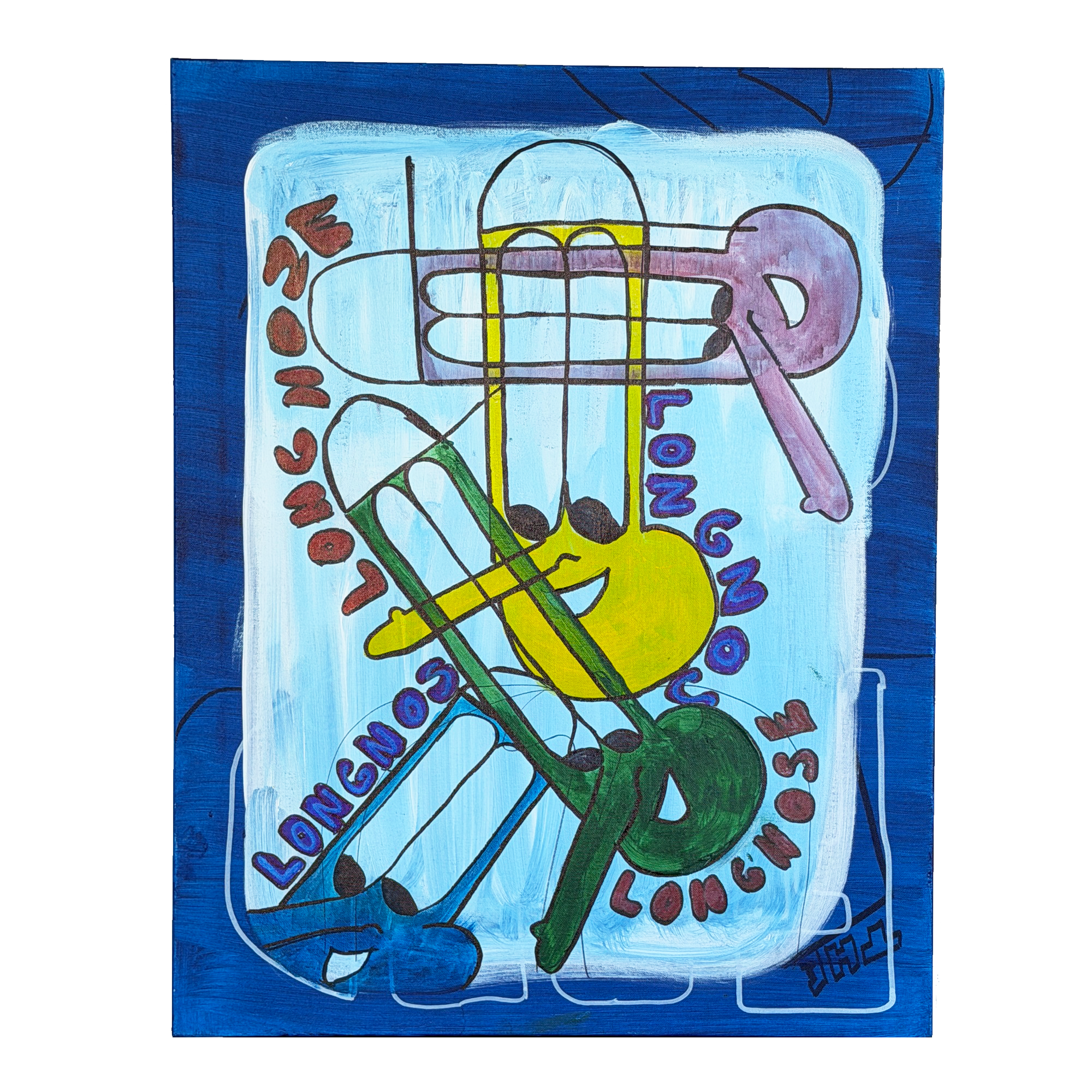Longnose Quartet (22x28)