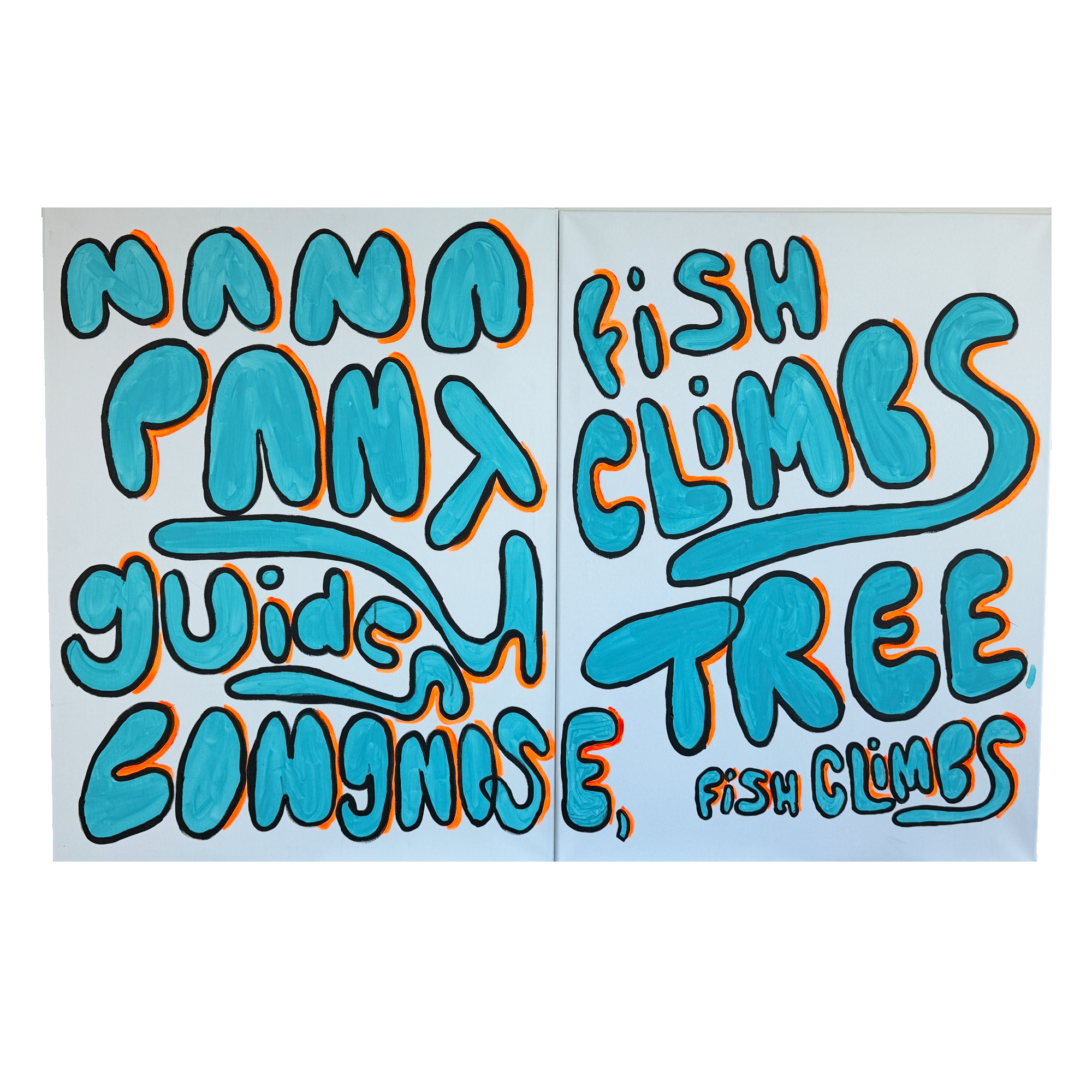 Fish Climbs Tree Set