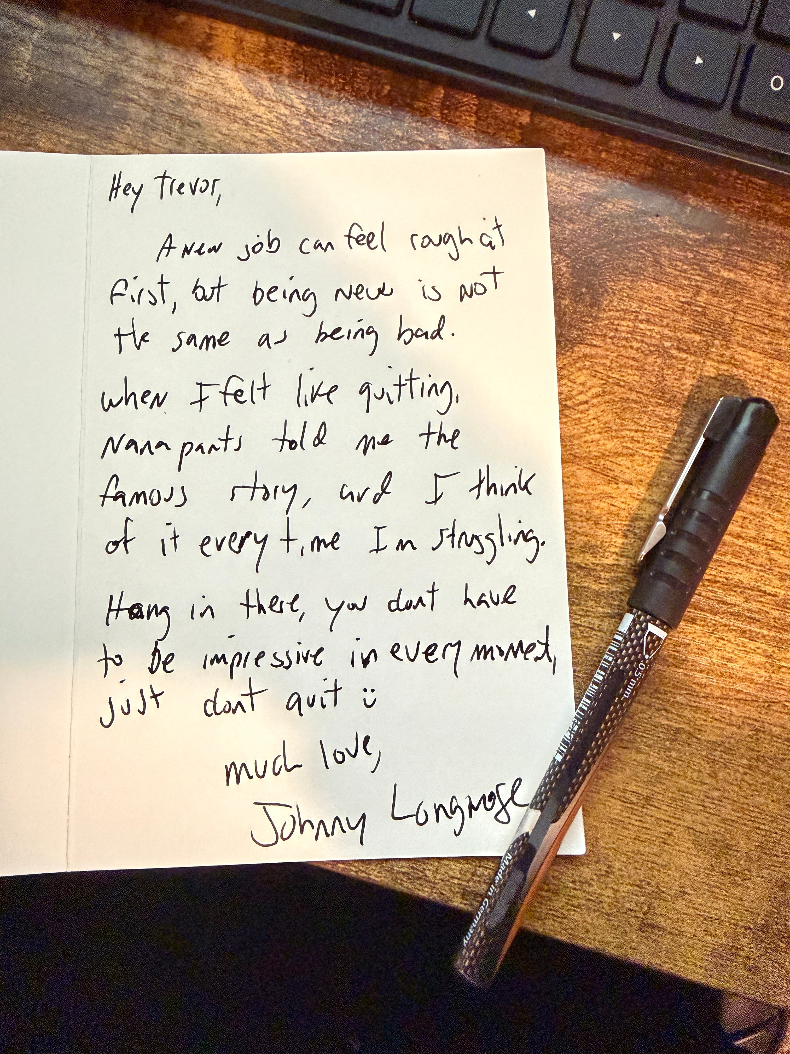 Handwritten Letter