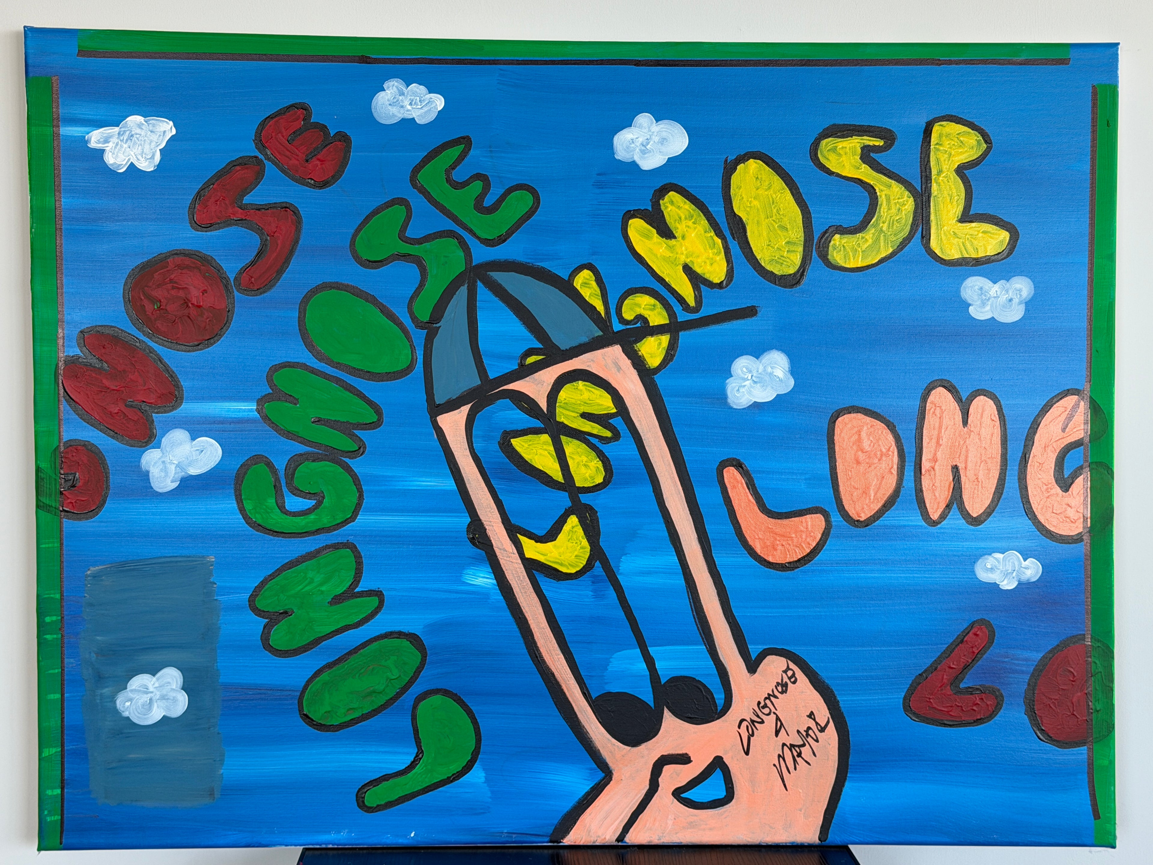 Longnose Promise (Painting) - Close Up