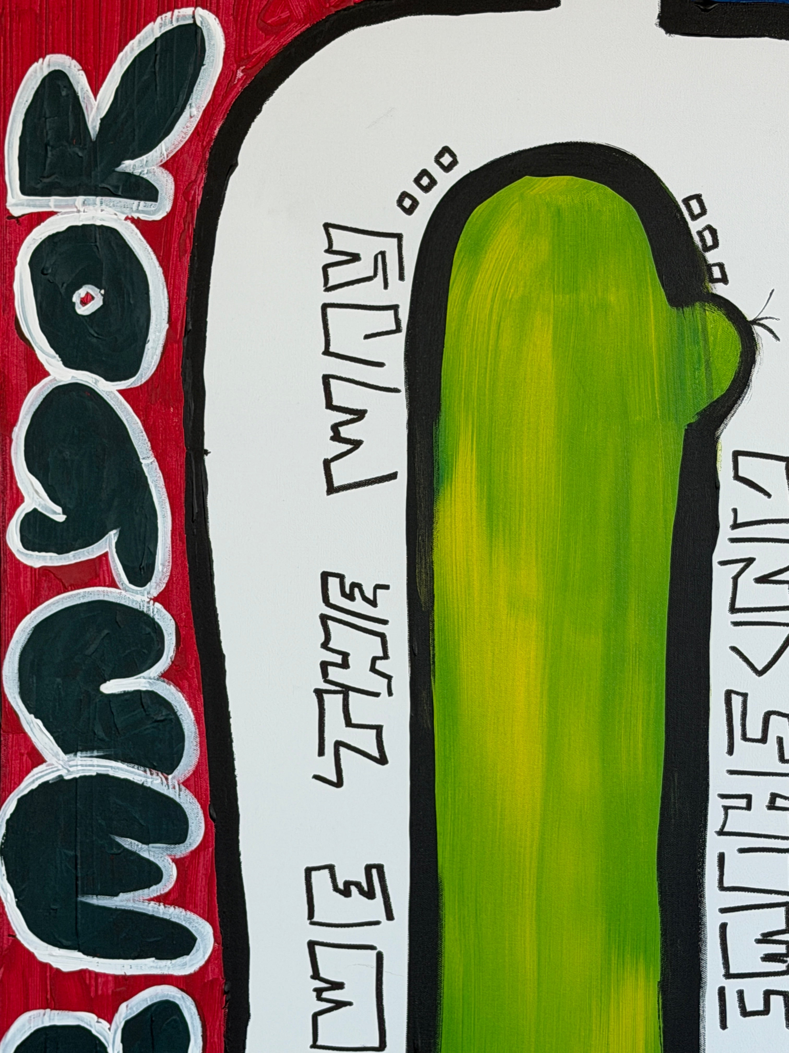 The Mayoral Divide (Painting) - Close Up