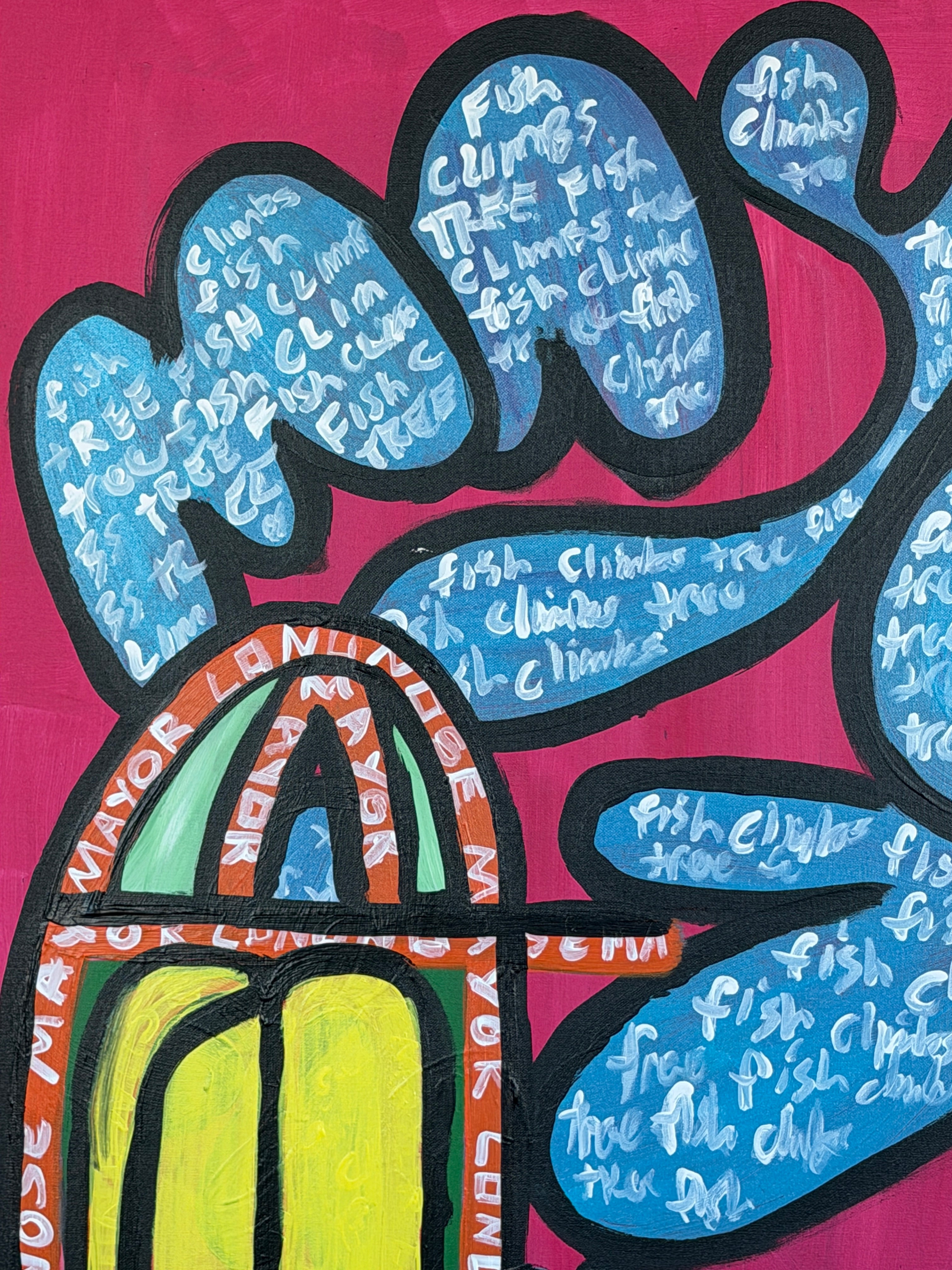 Trippy Mayor Longnose (Painting) - Close Up
