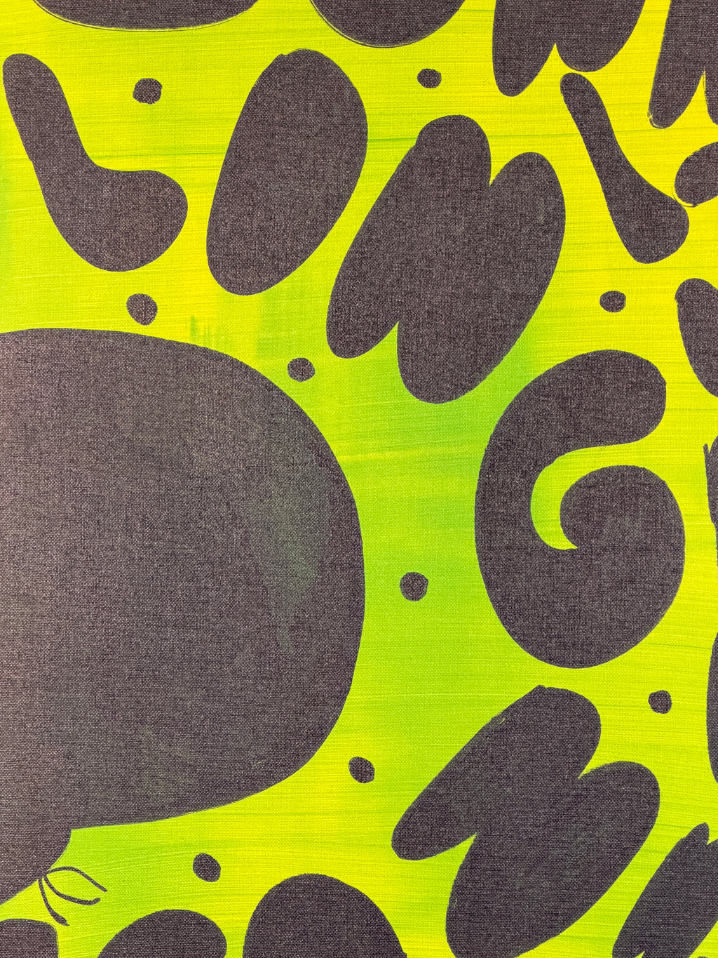 Longnose Textual Expression (Painting) - Close Up