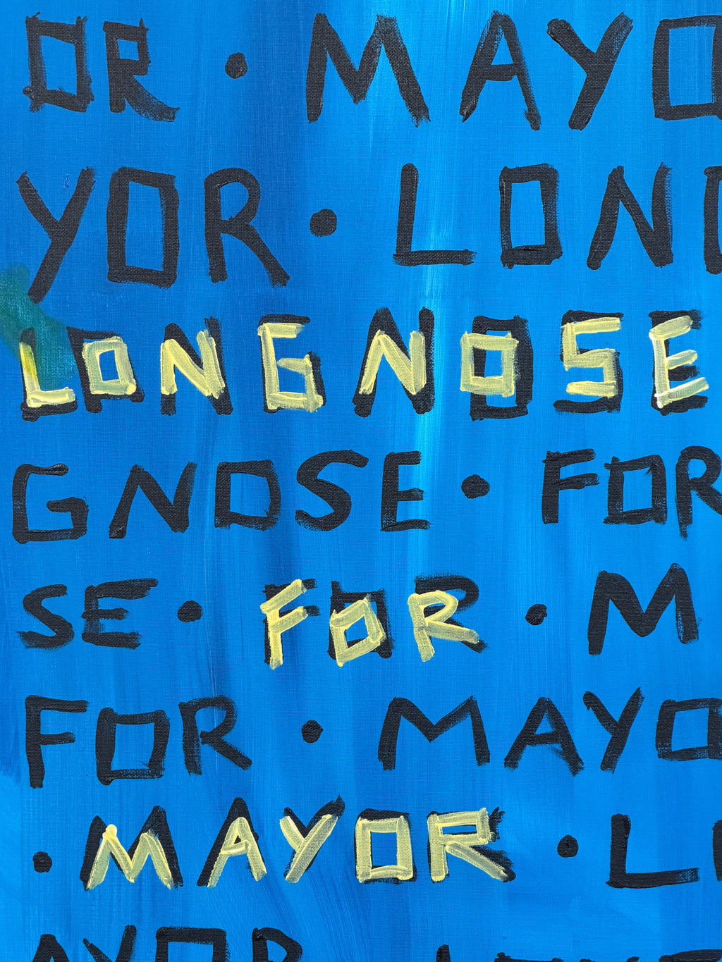 Longnose Word Search (Painting) - Close Up
