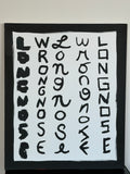 Wrongnose Hieroglyphics (Painting)