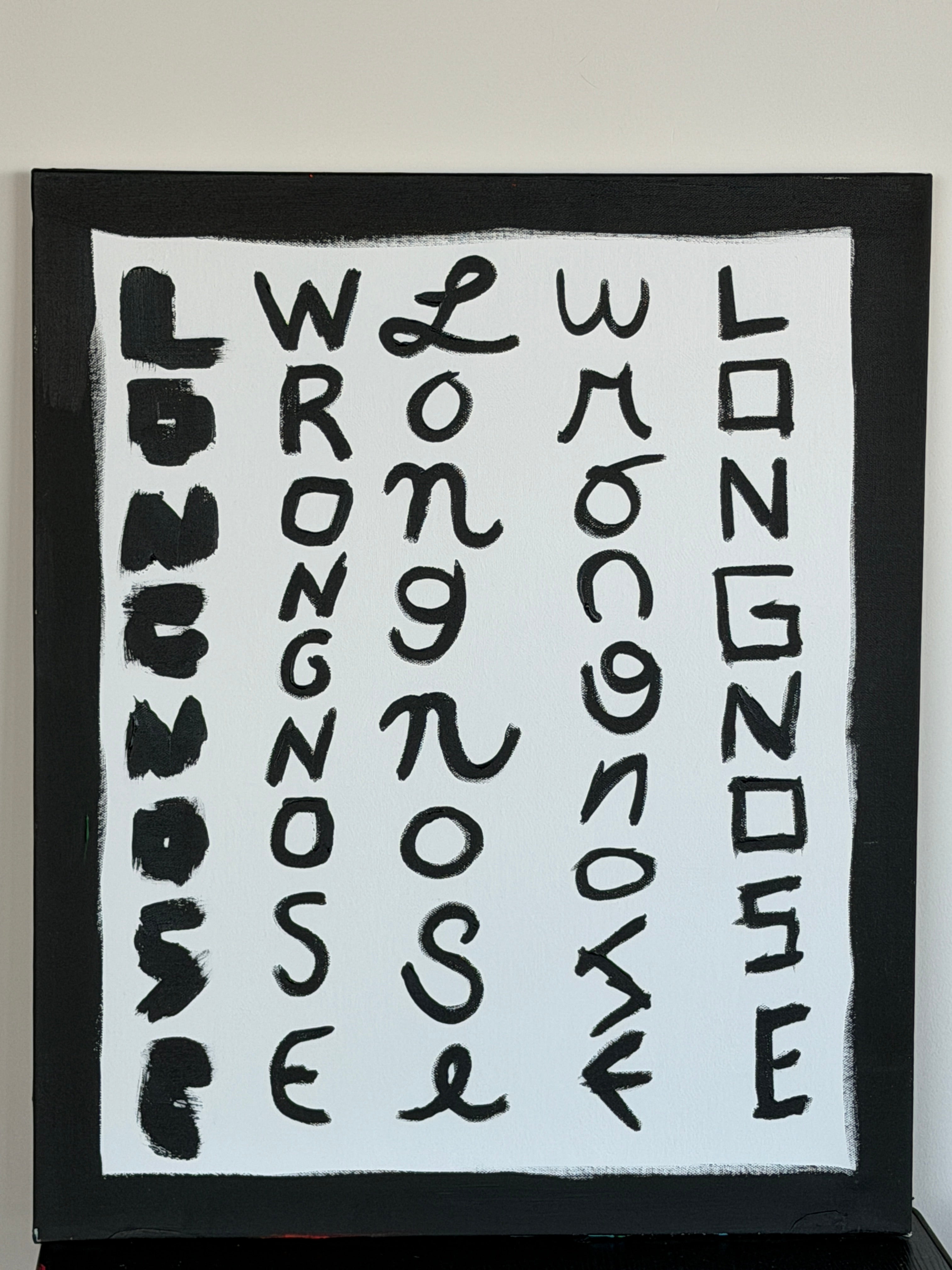 Wrongnose Hieroglyphics (Painting)