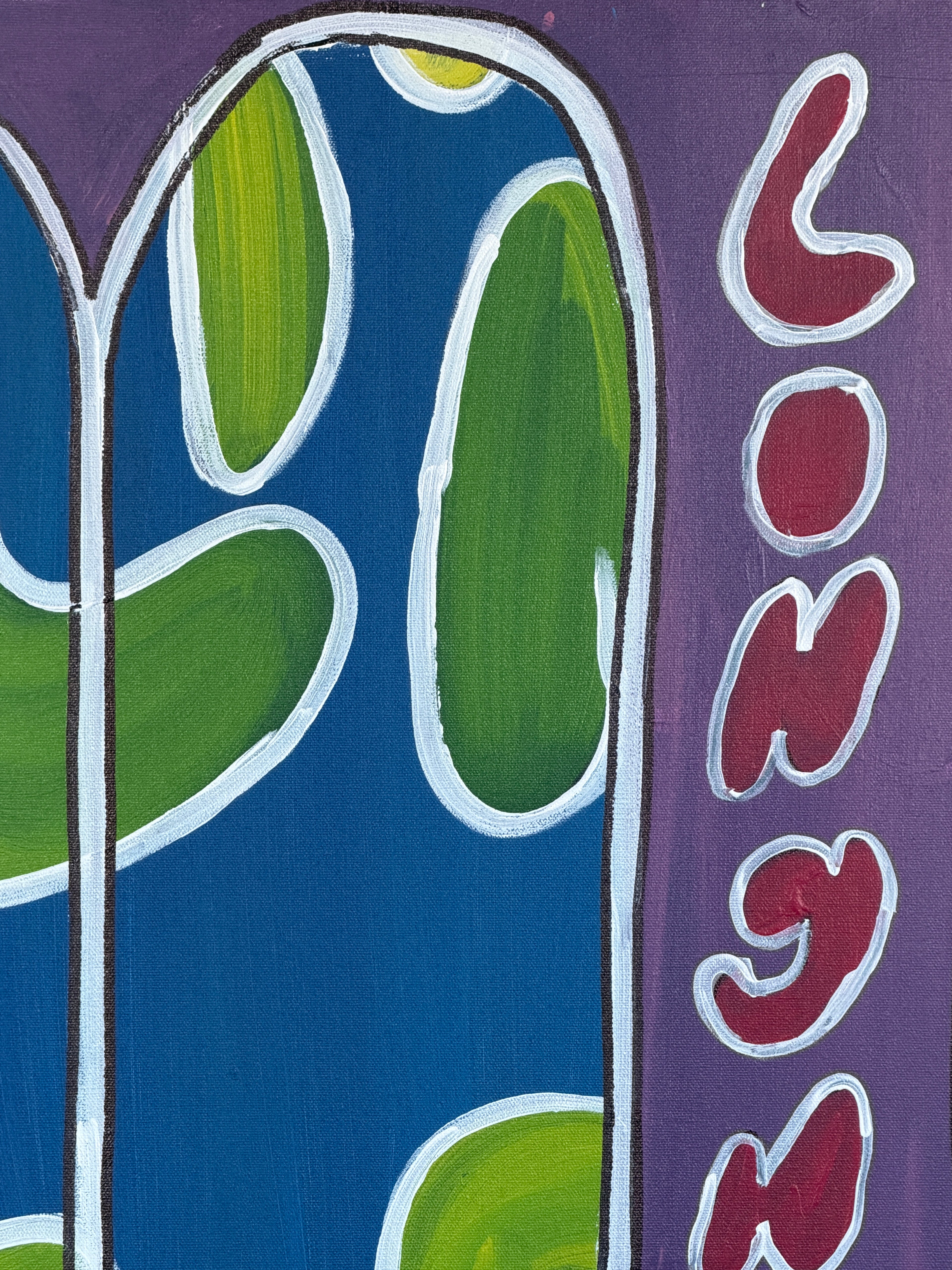 Longnose Vision (Painting) - Close Up