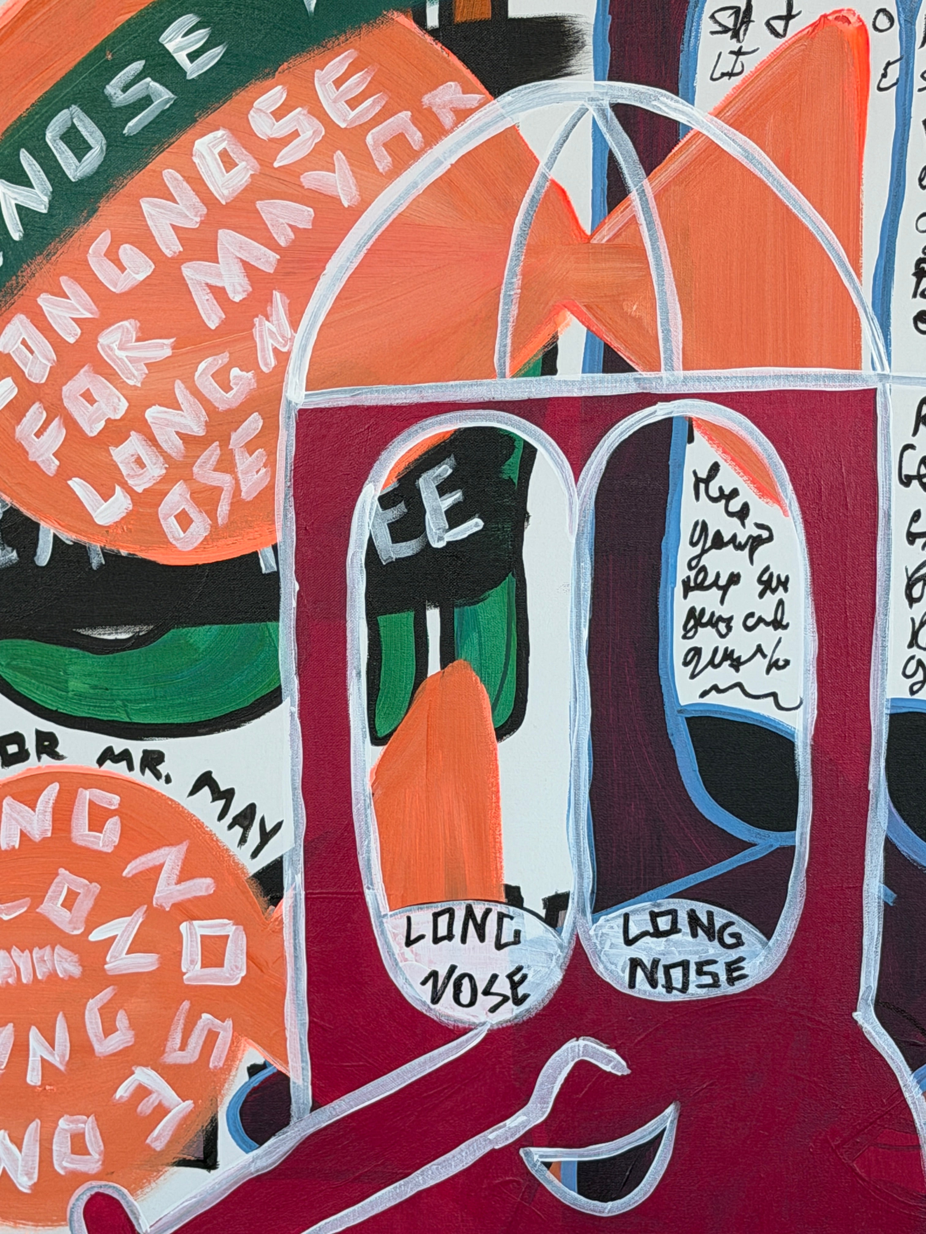 Hectic Longnose (Painting) - Close Up