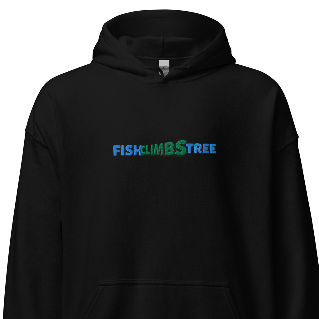 Fish Climbs Tree Hoodie