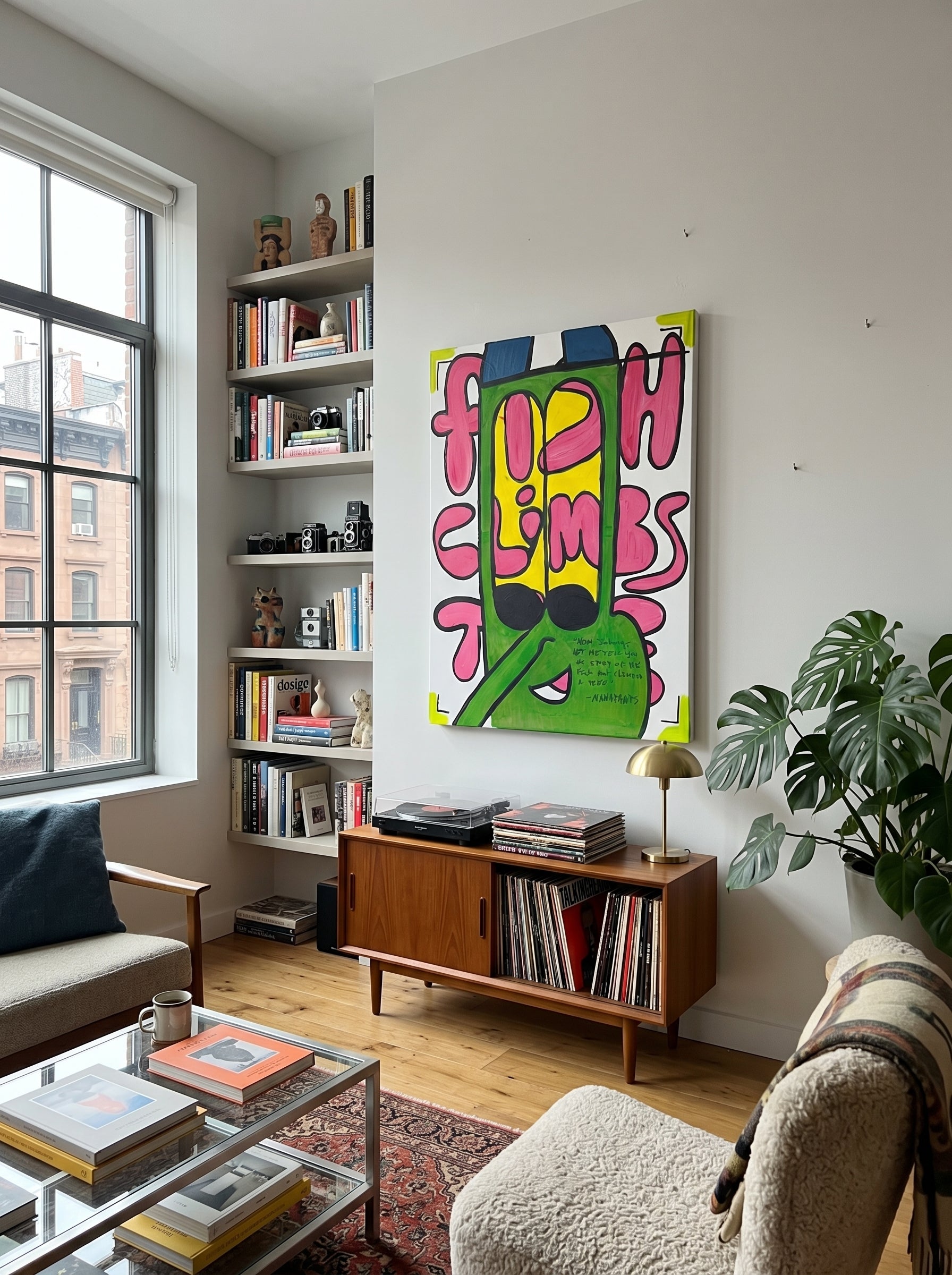 Lime Green Longnose (30x40)